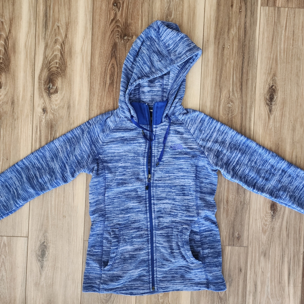 The North Face Blue Women's Zipper Hoodie, Small
